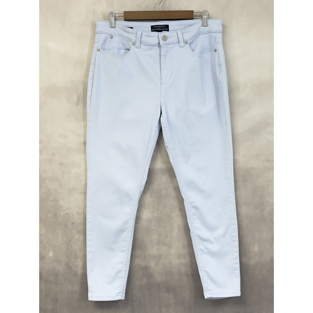 Talbots Jegging Pants Women 12P Stretch Simply Flattering Minimal Preppy Coastal